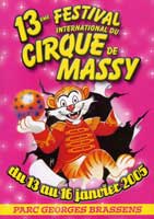 Affiche 22e Festival International du Cirque de Massy 2014
