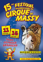 Affiche 22e Festival International du Cirque de Massy 2014