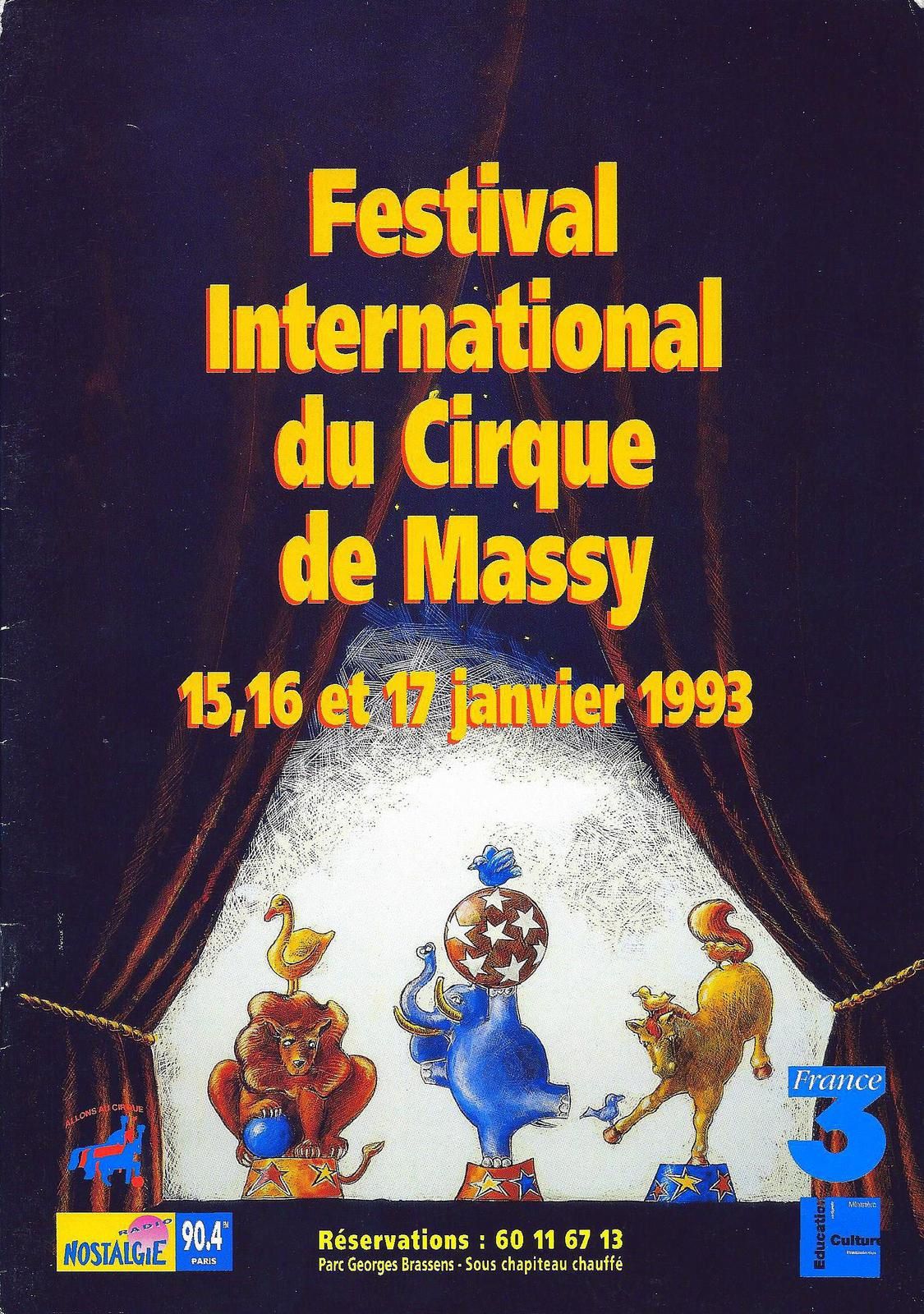 Affiche 32e Festival International du Cirque de Massy 2026