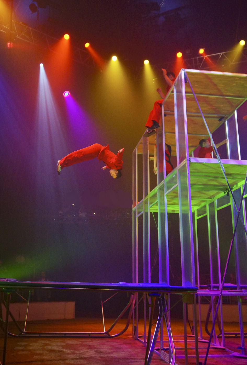Double trampoline sur mur – ART OF TRAMPOLINE