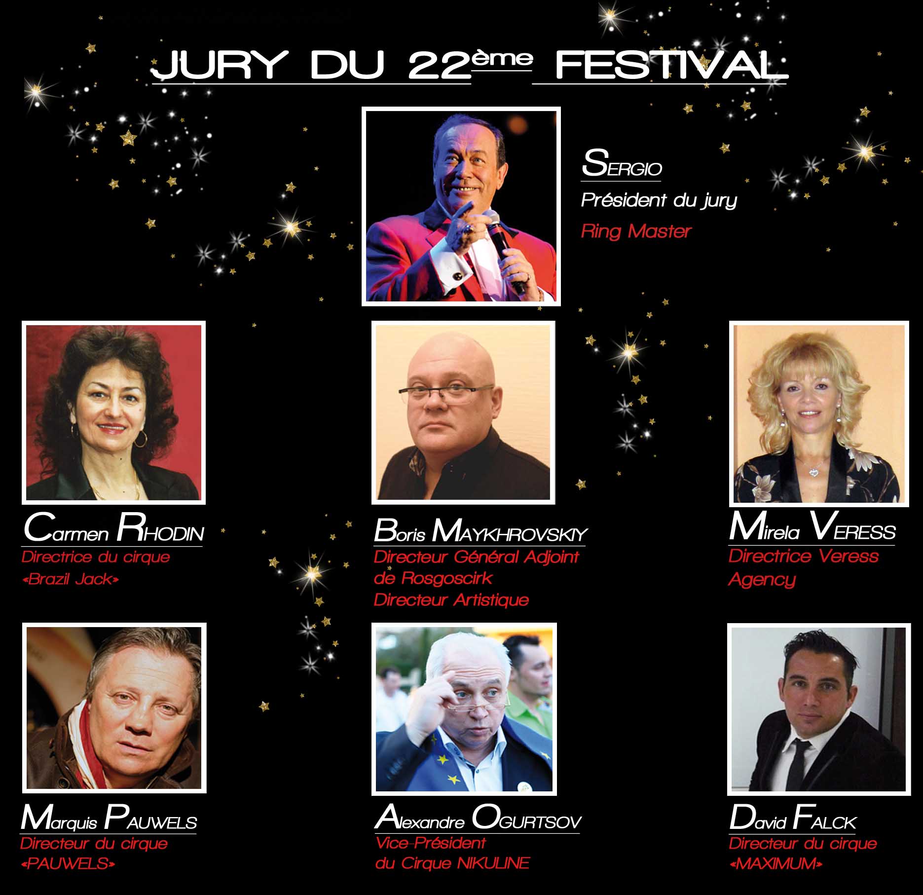Jury du 22ème Festival