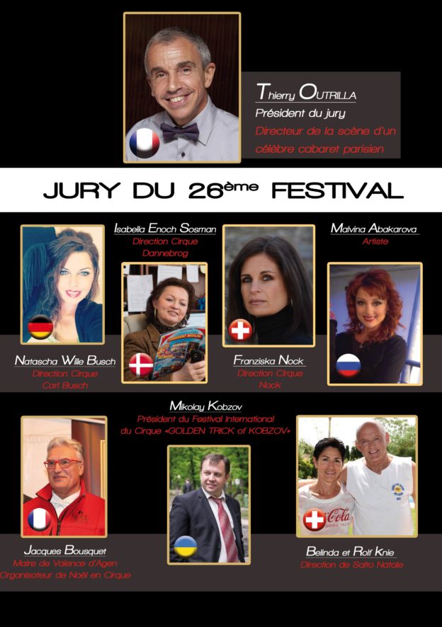 Le Jury du 26ème Festival enfin dévoilé !