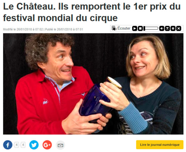 Ouest-France revient sur le Prix du Président de la République