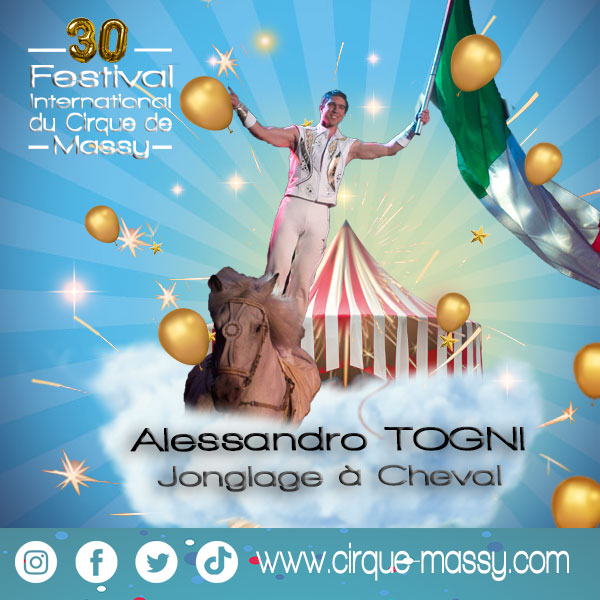 Alessandro TOGNI – Jonglage à cheval – Italie