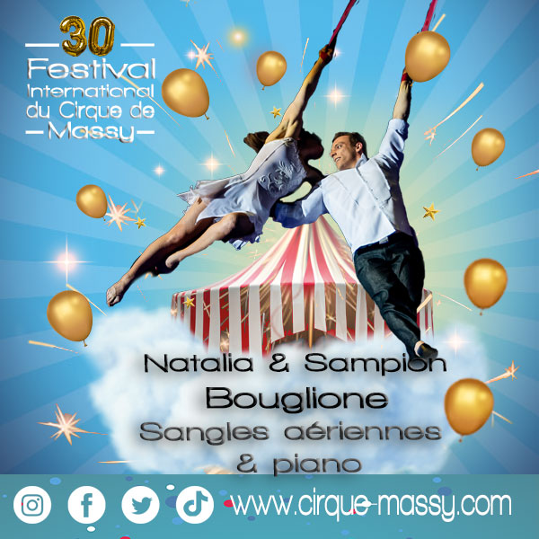 Natalia & Sampion Bouglione – Sangles aérienne & Piano – France