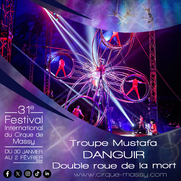 Troupe Mustafa Danguir – Double roue de la mort – Maroc